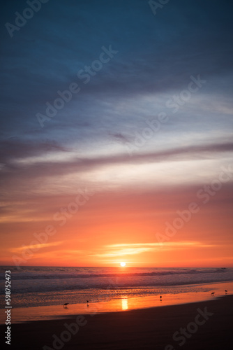 sunset at the beach © Sergio Garcia