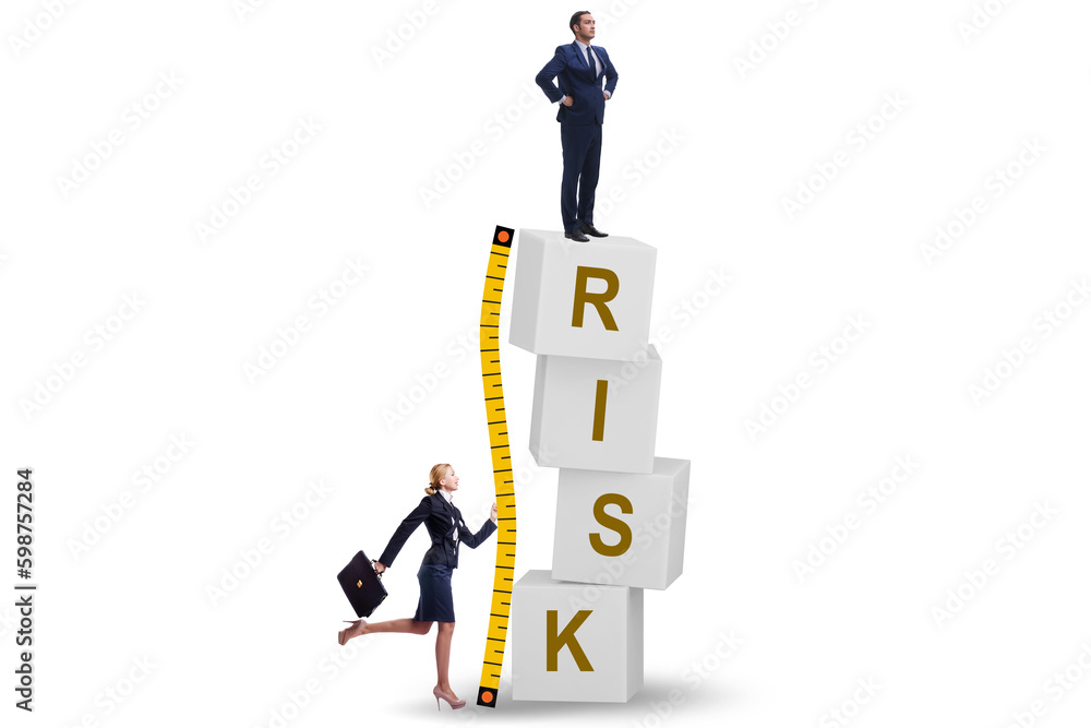 Fototapeta premium Risk measurement and assessment concept
