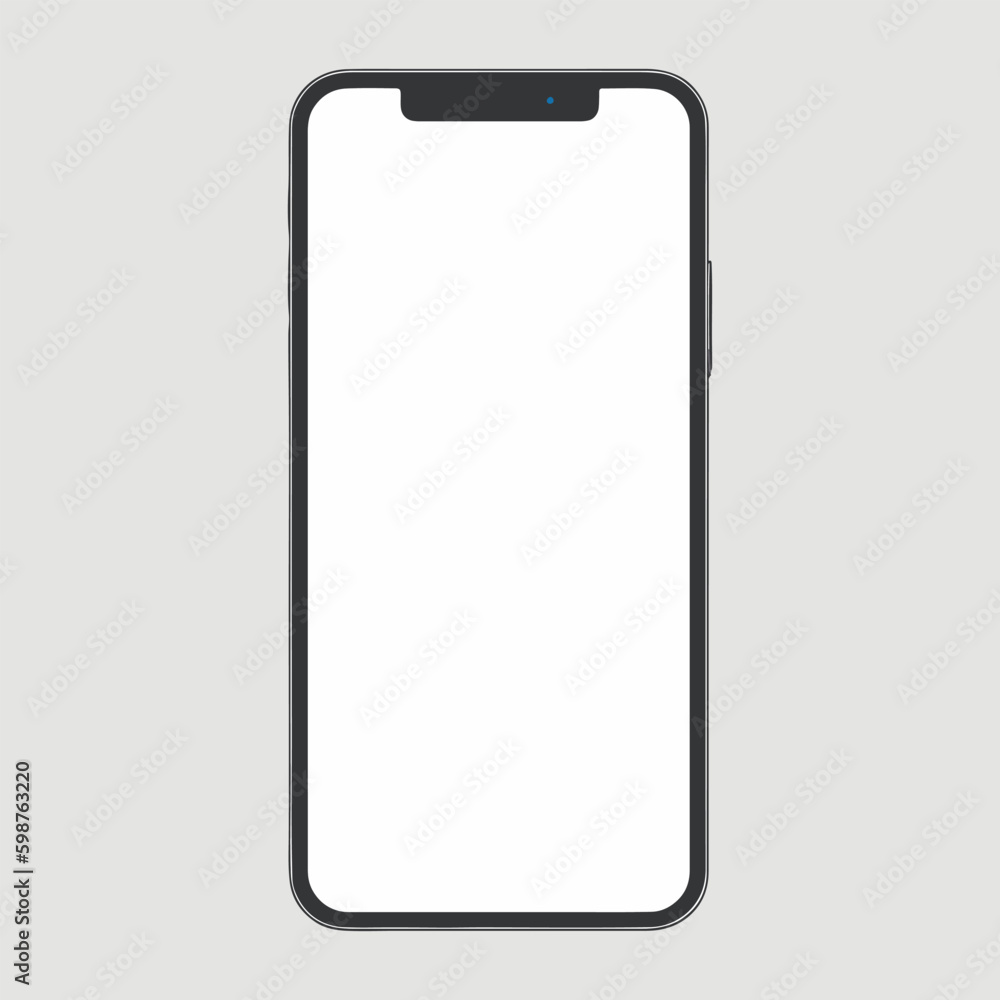 phone with blank screen mockup vector illustration. smartphone vector illustration. phone with blank screen mockup vector illustration. smartphone vector illustration.