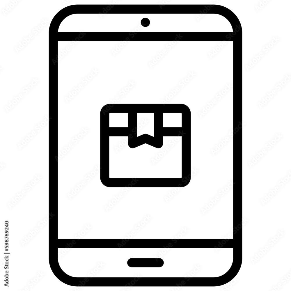 order icon illustration design with outline order icon illustration design with outline
