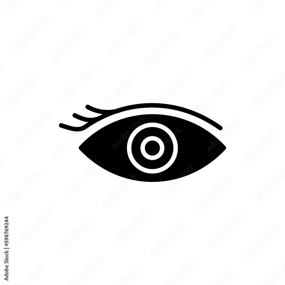Eye icon. Look and Vision icon. Eye vector icon Eye icon. Look and Vision icon. Eye vector icon