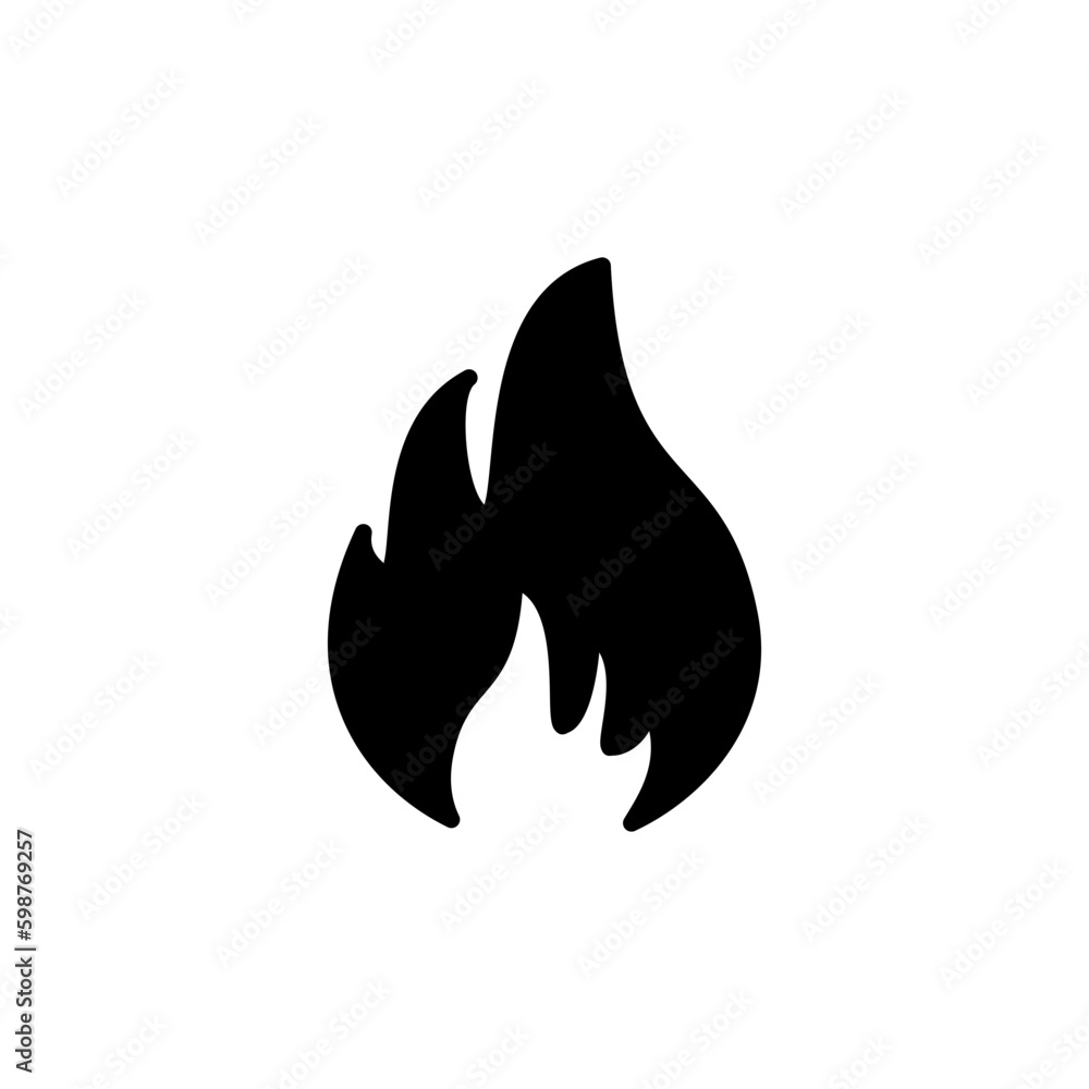 Fire icon vector. fire flame icon Fire icon vector. fire flame icon