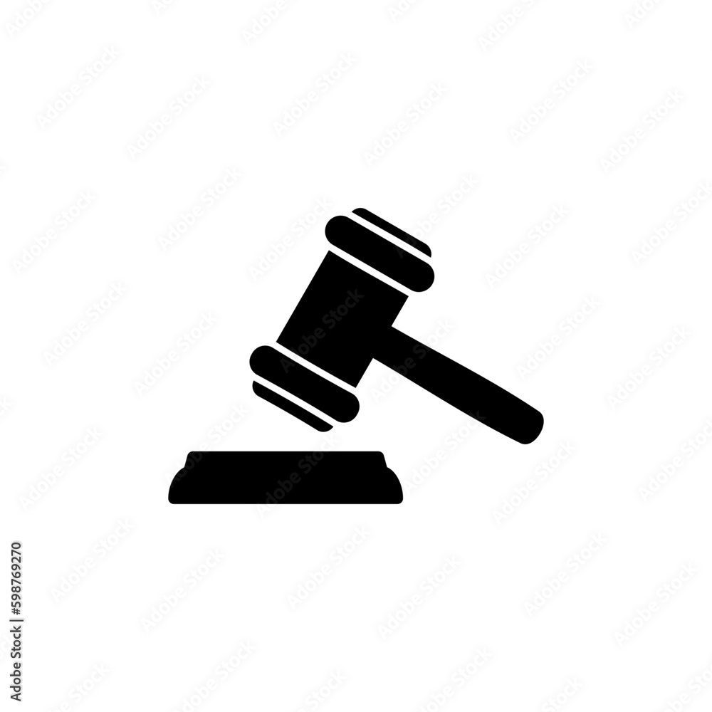 Gavel icon vector. judge gavel icon. auction hammer Gavel icon vector. judge gavel icon. auction hammer