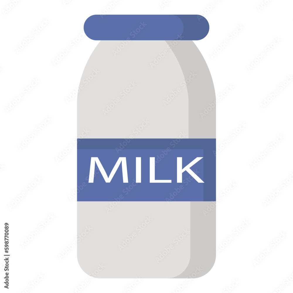 Milk icon clipart design illustration template Milk icon clipart design illustration template