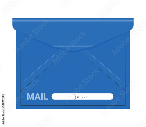 Colorful mailboxe in detailed style.