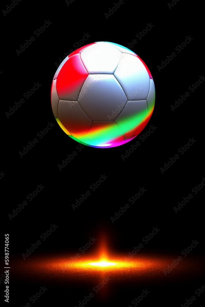 Fototapeta premium Soccer ball, soccer, ball, water, ball