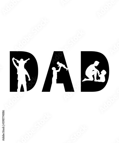Dad & child silhouette design dad and son hand silhouette design dad and son vector illustration design