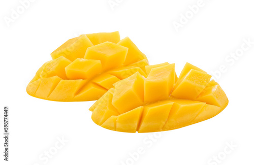 mango slice isolated transparent png