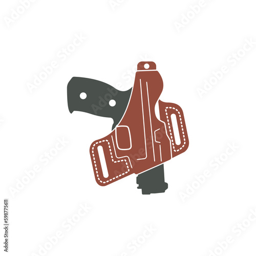 holster icon vector