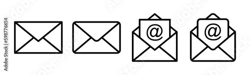 Mail icon vector illustration. email sign and symbol. E-mail icon. Envelope icon