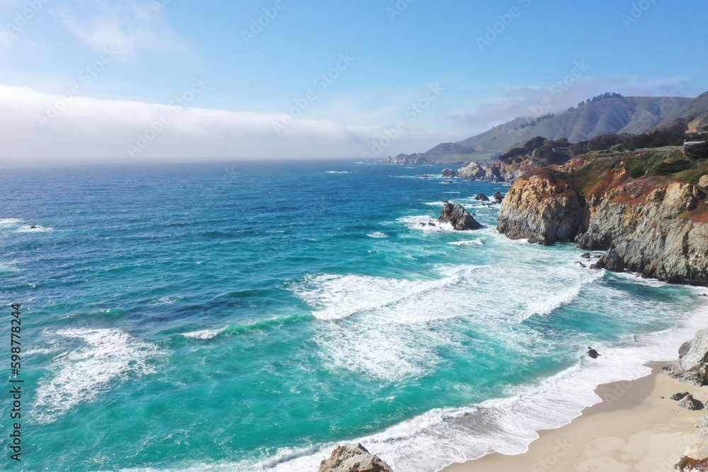 California Ocean Cliffs