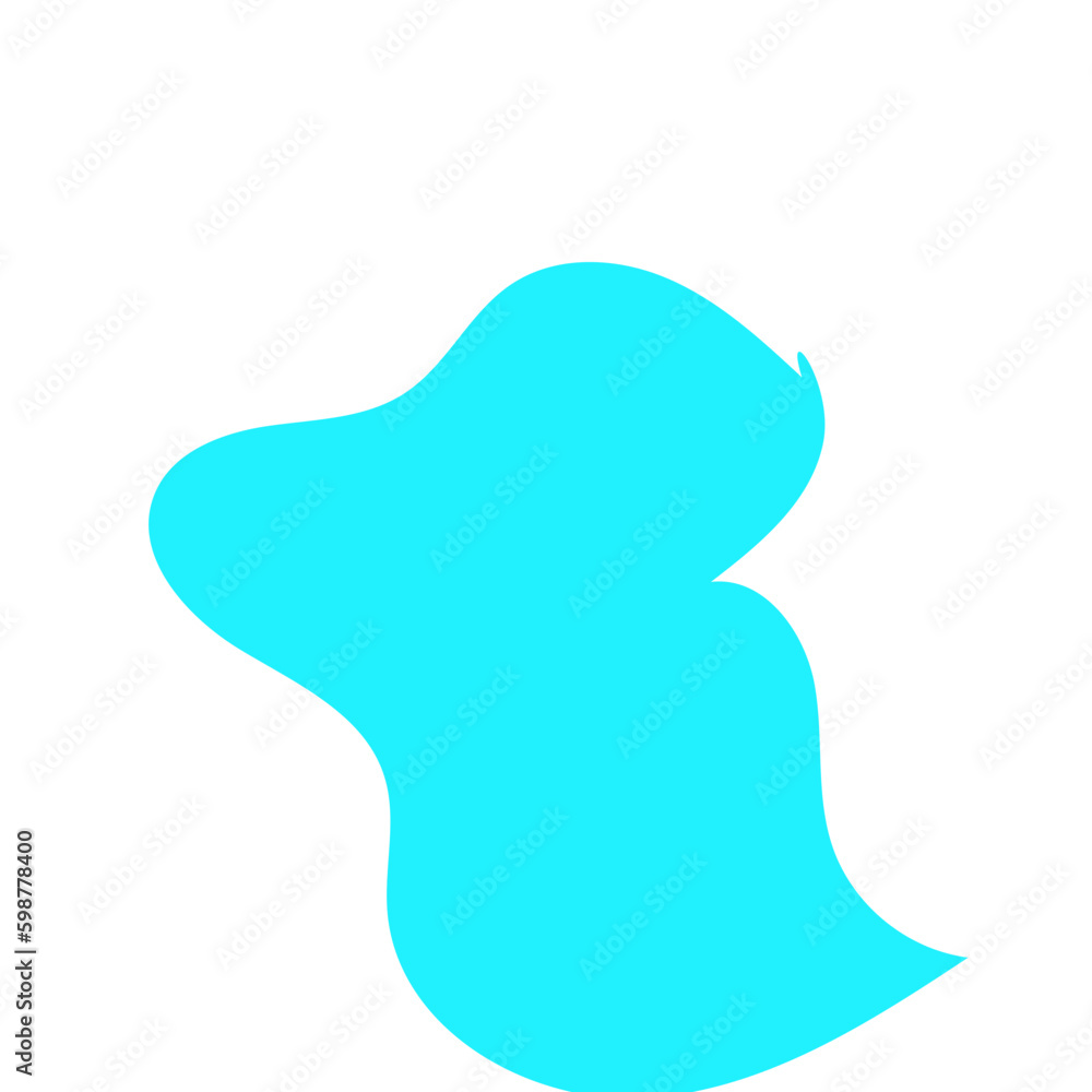 Light Blue Blob Abstract Shapes Vectors Light Blue Blob Abstract Shapes Vectors