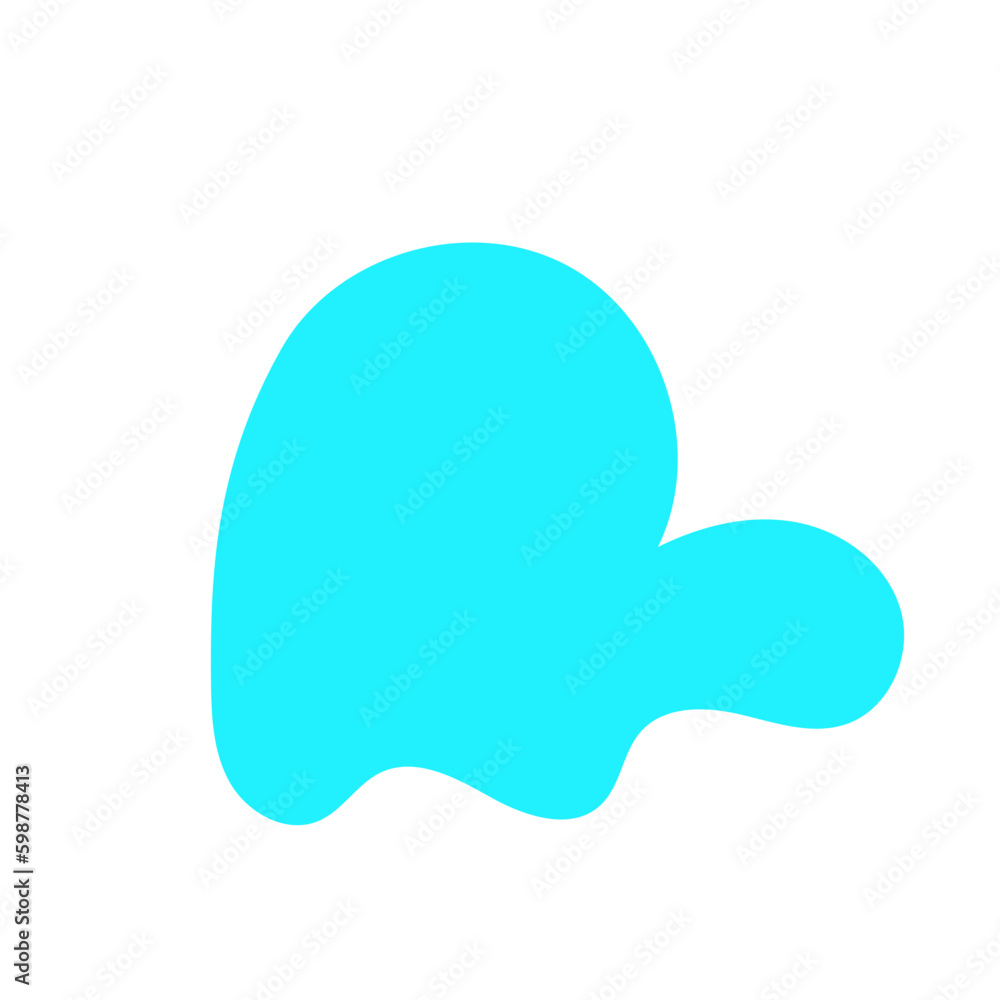 Light Blue Blob Abstract Shapes Vectors Light Blue Blob Abstract Shapes Vectors