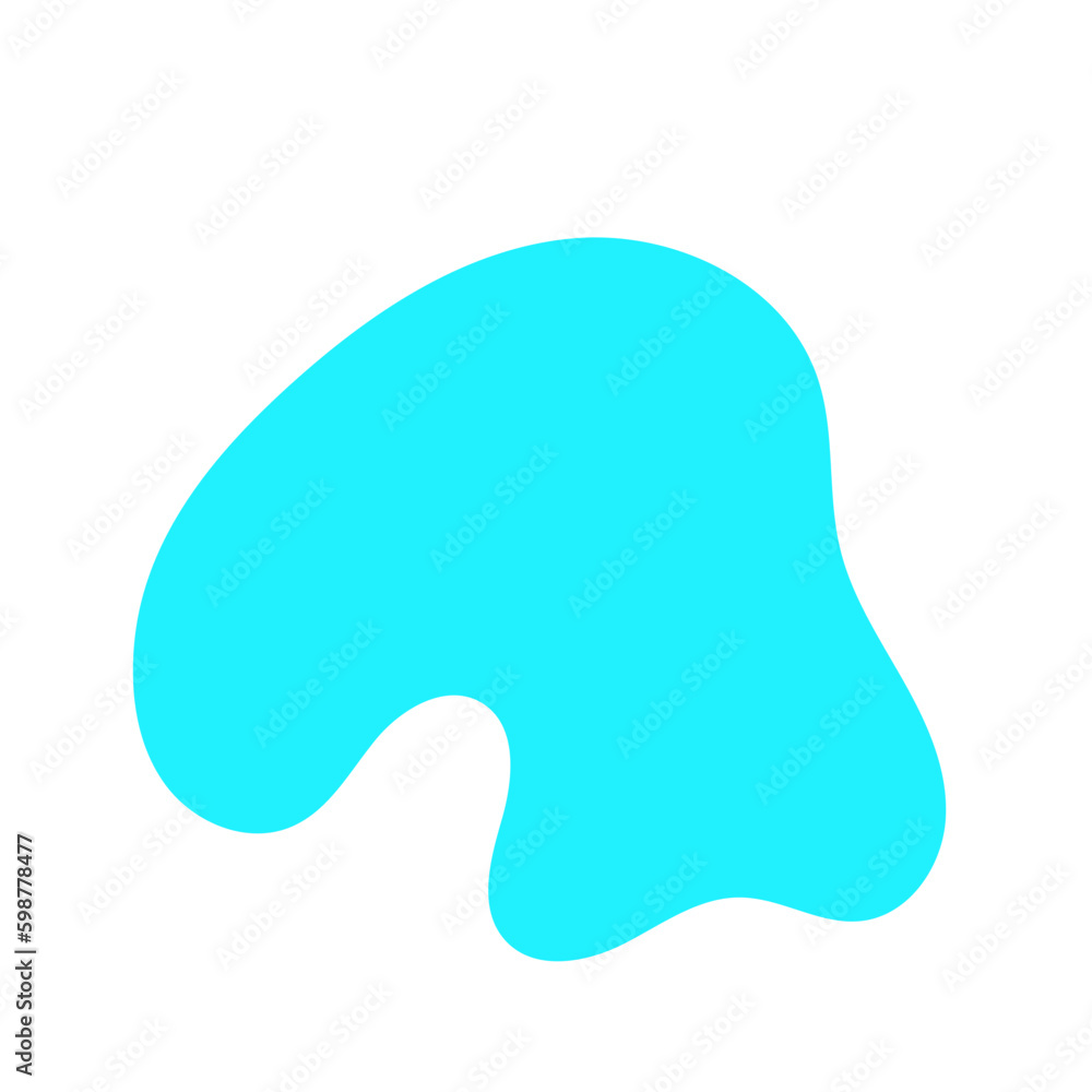 Light Blue Blob Abstract Shapes Vectors Light Blue Blob Abstract Shapes Vectors