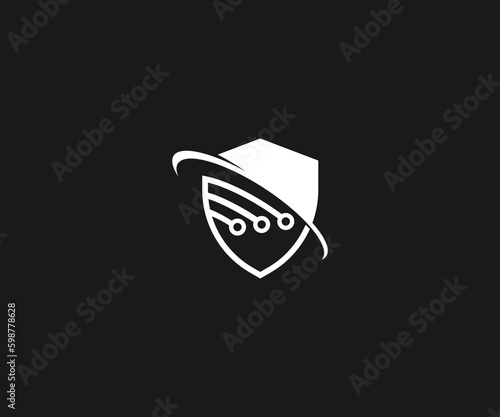cyber security logo vector10