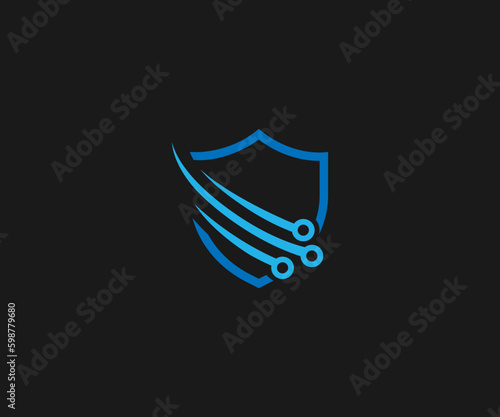 cyber security logo vector2 photo