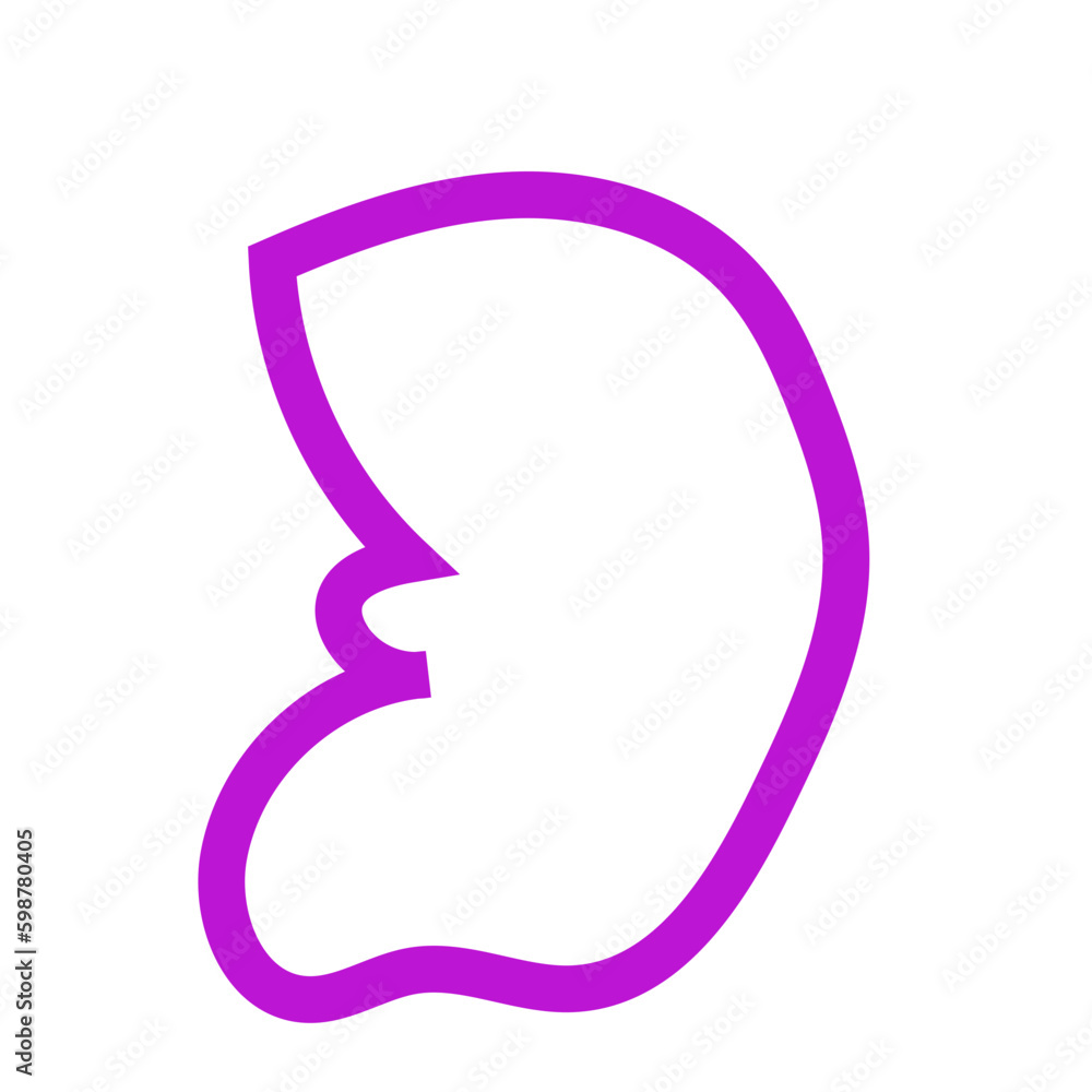 Purple Abstract Shapes Outline Purple Abstract Shapes Outline