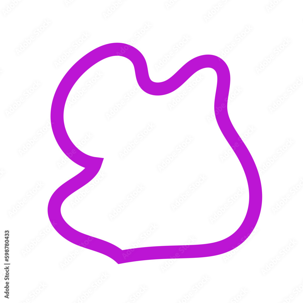 Purple Abstract Shapes Outline Purple Abstract Shapes Outline