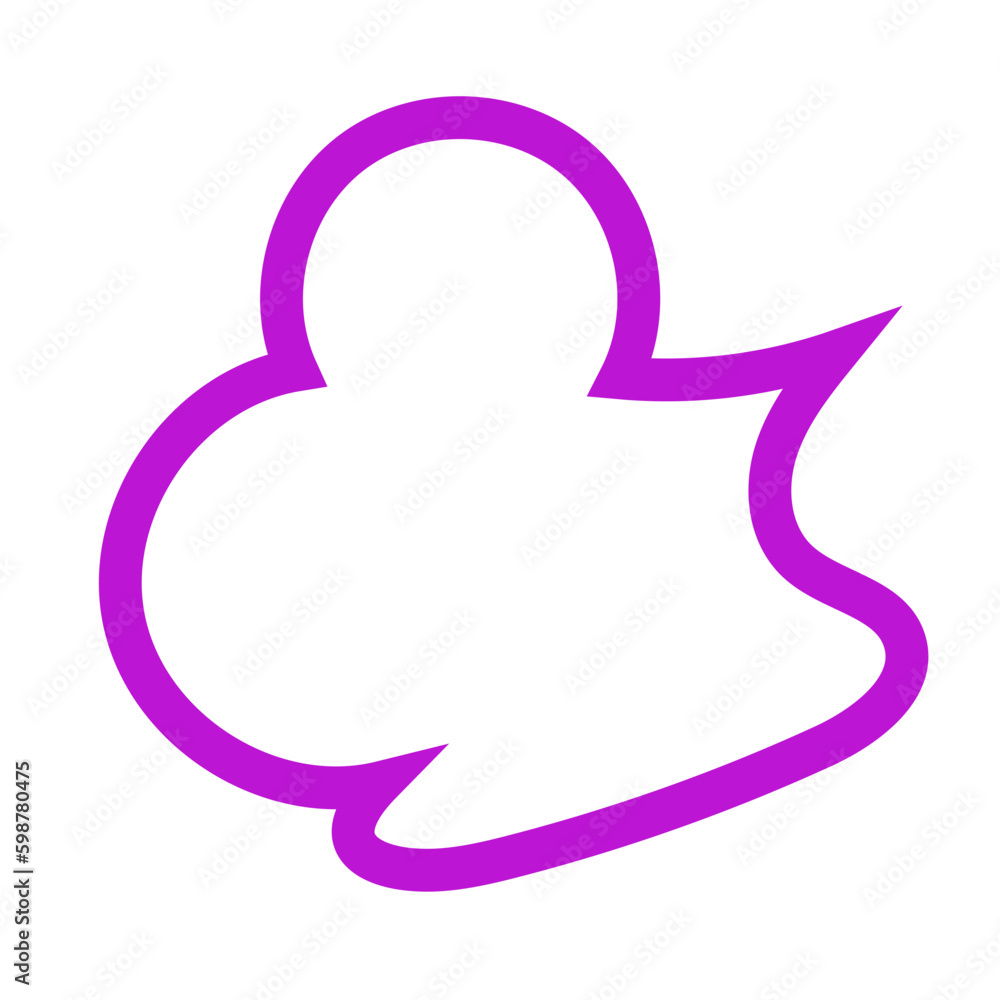 Purple Abstract Shapes Outline Purple Abstract Shapes Outline