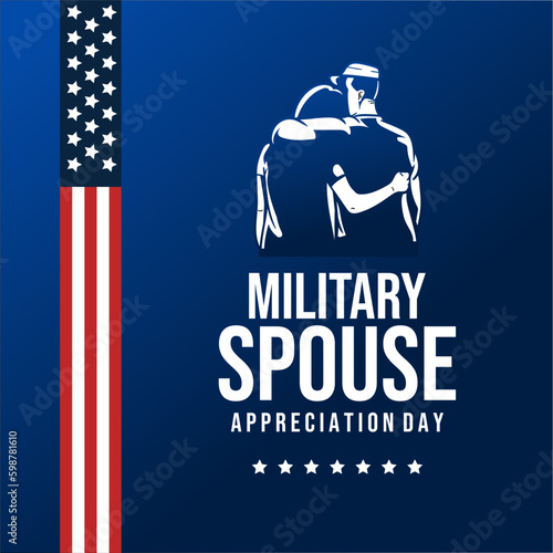 National Military Spouse Appreciation Day. Holiday concept