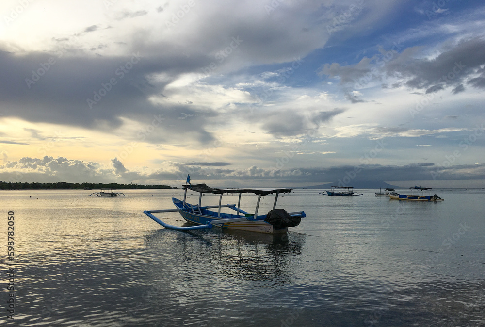 Some traditional fishing boats on pemuteran beach, Blai, Indonesia. Some traditional fishing boats on pemuteran beach, Blai, Indonesia.