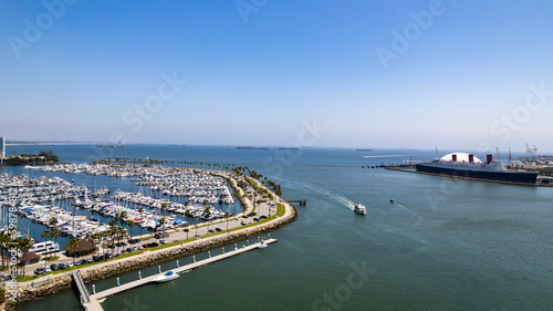 Port of Long Beach in Southern California
