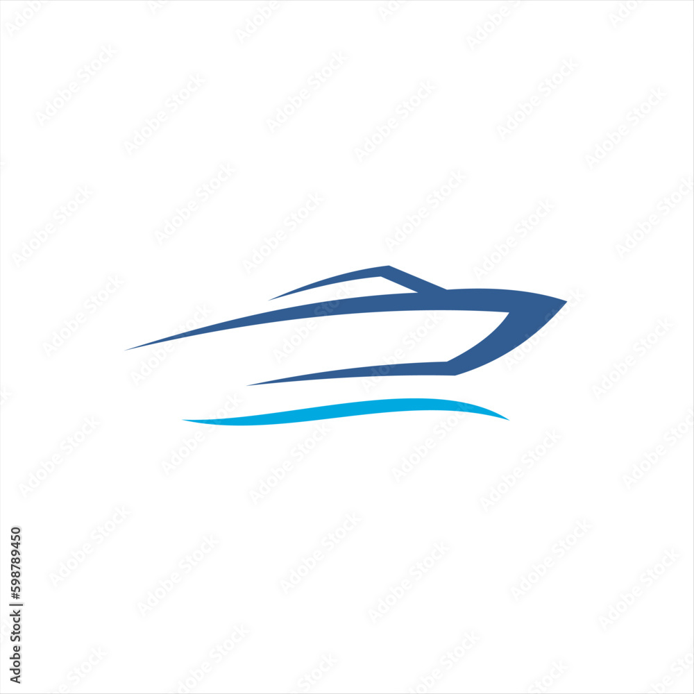 Boat logo with boat and mountain combination, suitable for various company brands with maximum effect. Boat logo with boat and mountain combination, suitable for various company brands with maximum effect.