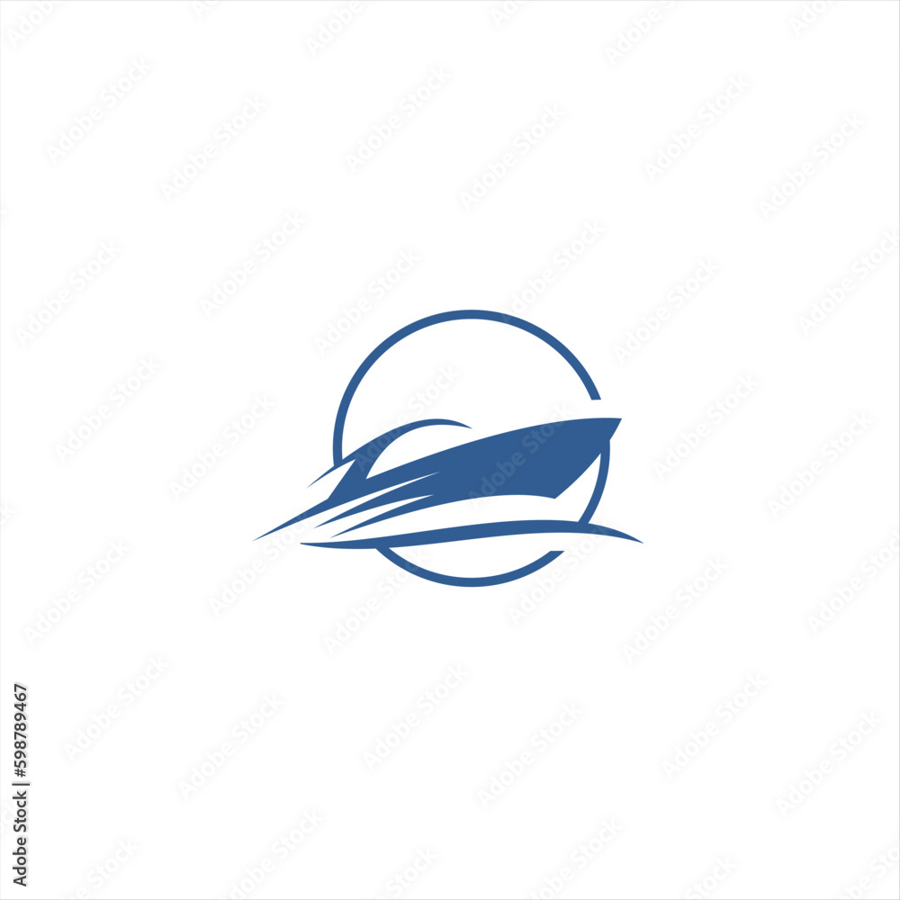 Boat logo with boat and mountain combination, suitable for various company brands with maximum effect. Boat logo with boat and mountain combination, suitable for various company brands with maximum effect.