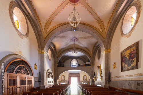 Interior view of the San Francisco Catholic church