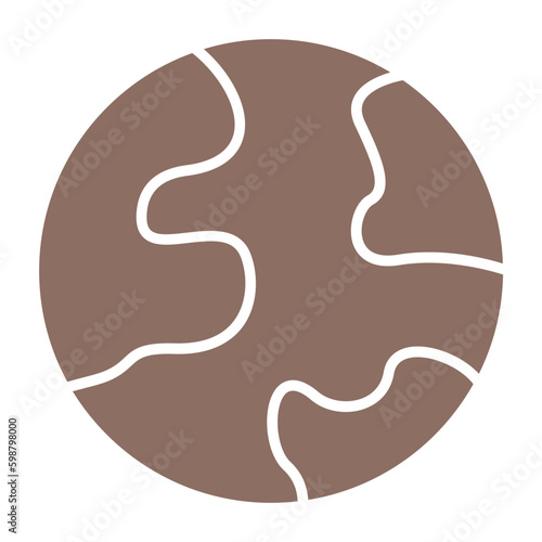 Earth Multicolor Glyph Icon