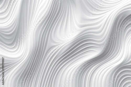Abstract white and light gray wave modern soft luxury texture with smooth and clean vector subtle background illustration.