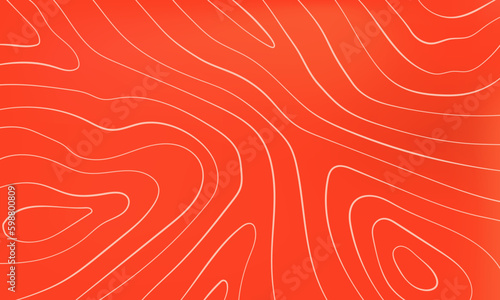 Salmon fish meat pattern, texture background. Seafood delicacy, japanese cuisine restaurant sushi and sashimi meal vector backdrop. Fresh salon, tuna or trout red meat texture and pattern