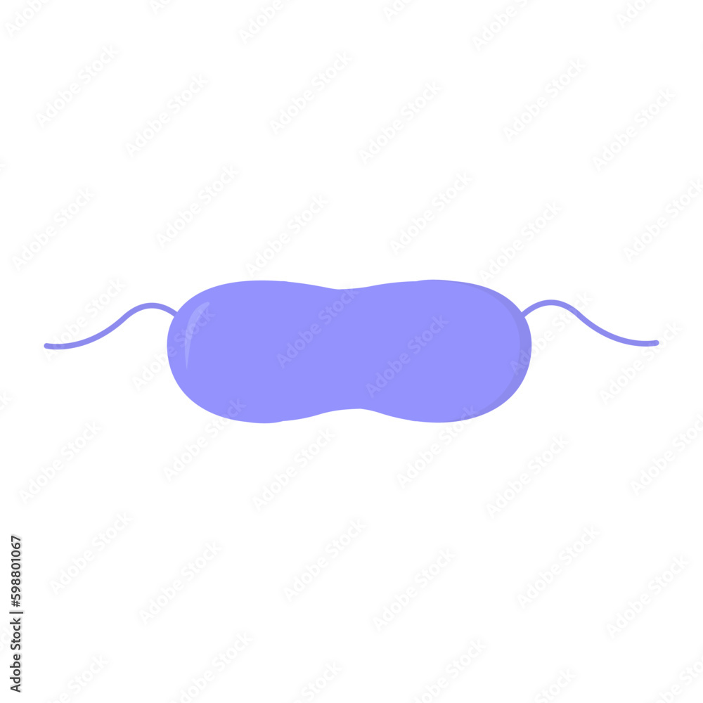 Obraz premium Violet mask isolated on white background. Cartoon eyes protection. Flat cute vector illustration of accessory