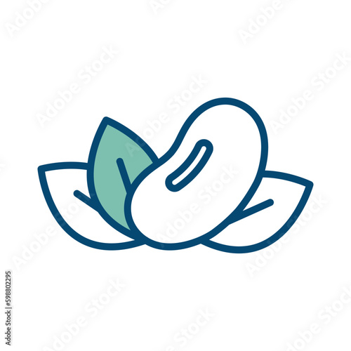 soybean icon vector design template in white background