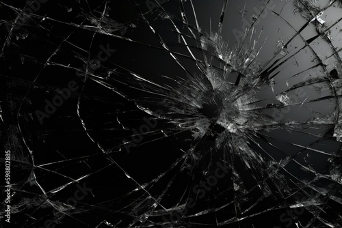 Dark Fractured Glass with Grunge Texture Overlay, grunge, texture, overlay, fractured, glass, dark, abstract, background, shattered, broken,