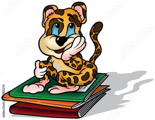 Cute Leopard with Blue Eyes...