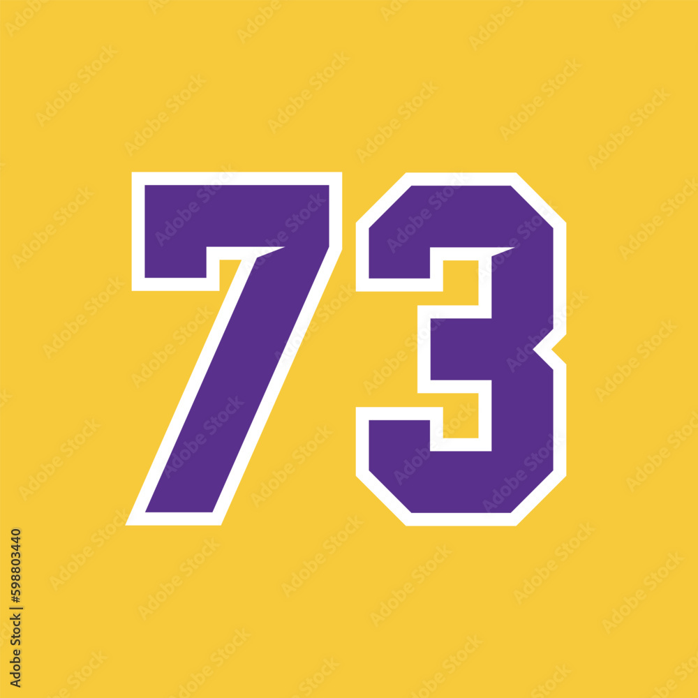 Basketball Sport Number Vector Template 73 Basketball Sport Number Vector Template 73