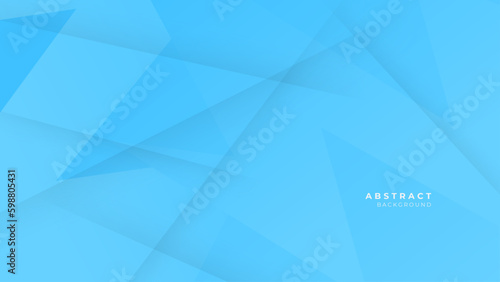 Soft blue abstract background paper shine and layer element vector for presentation design. Suit for business, corporate, institution, party, festive, seminar, and talks