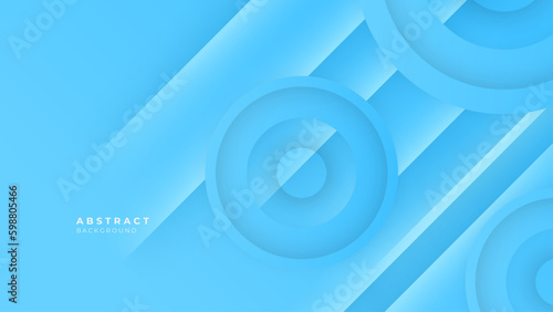 Abstract shape creative blue design background