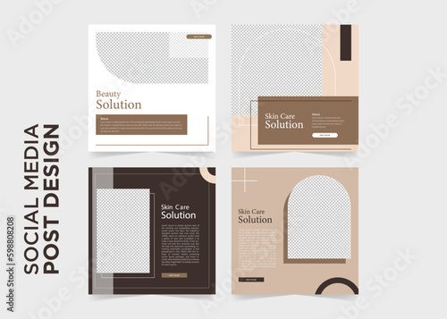 Modern Template Vector Design for Social Media Post