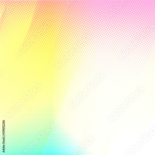 Smooth yellow and light pink square background with gradient, Usable for social media, story, banner, poster, Advertisement, events, party, celebration, and various graphic design works
