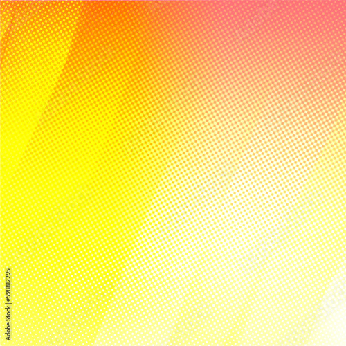 Colorful yellow abstract gradient square background, Usable for social media, story, banner, poster, Advertisement, events, party, celebration, and various graphic design works