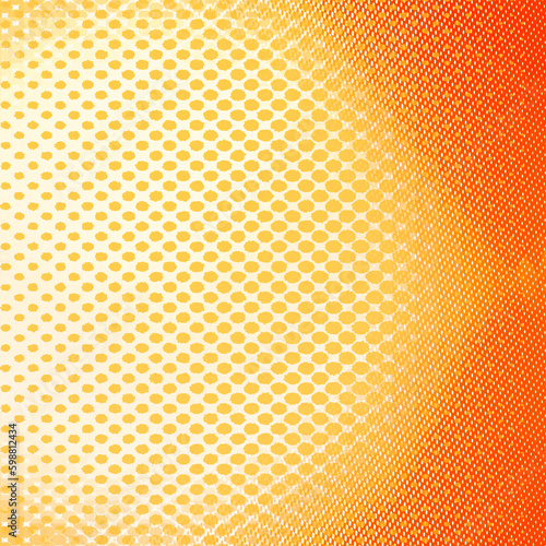 Orange dot pattern square background. with graidient, Usable for social media, story, banner, poster, Advertisement, events, party, celebration, and various graphic design works