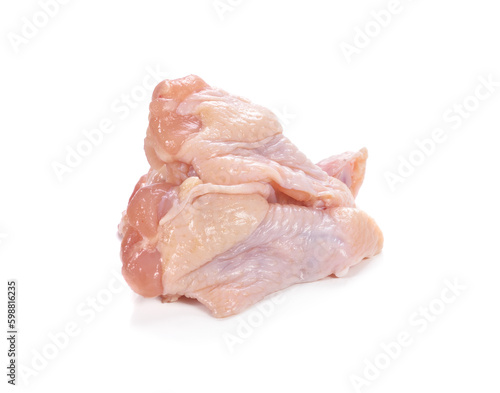 Fresh Raw chicken Drumsticks isolated on a white background