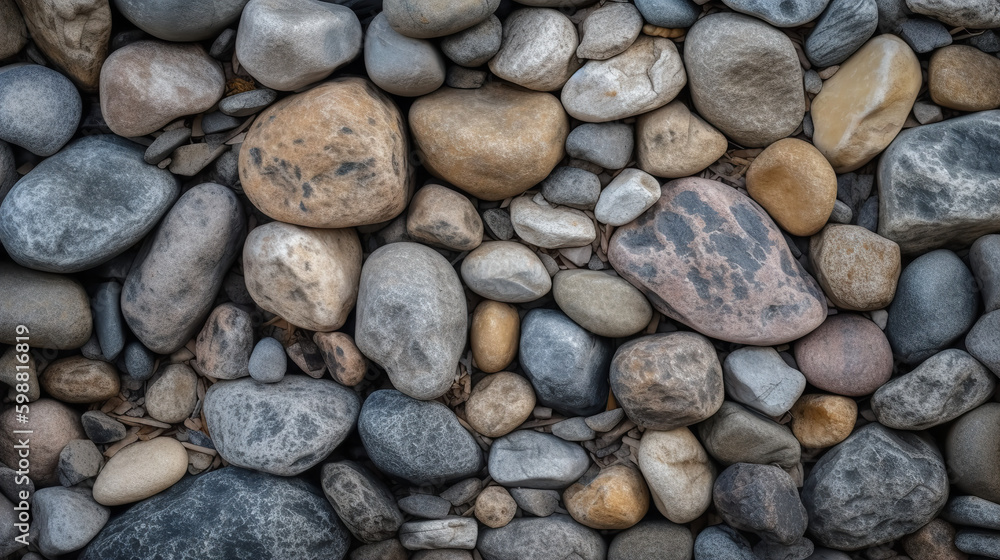 stones on the beach stones on the beach