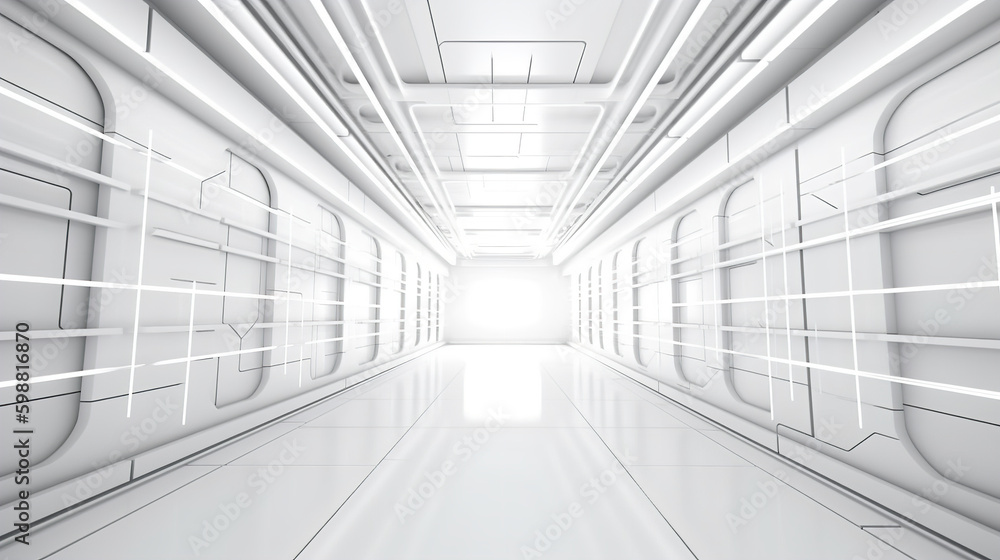 Clean white tech background Clean white tech background