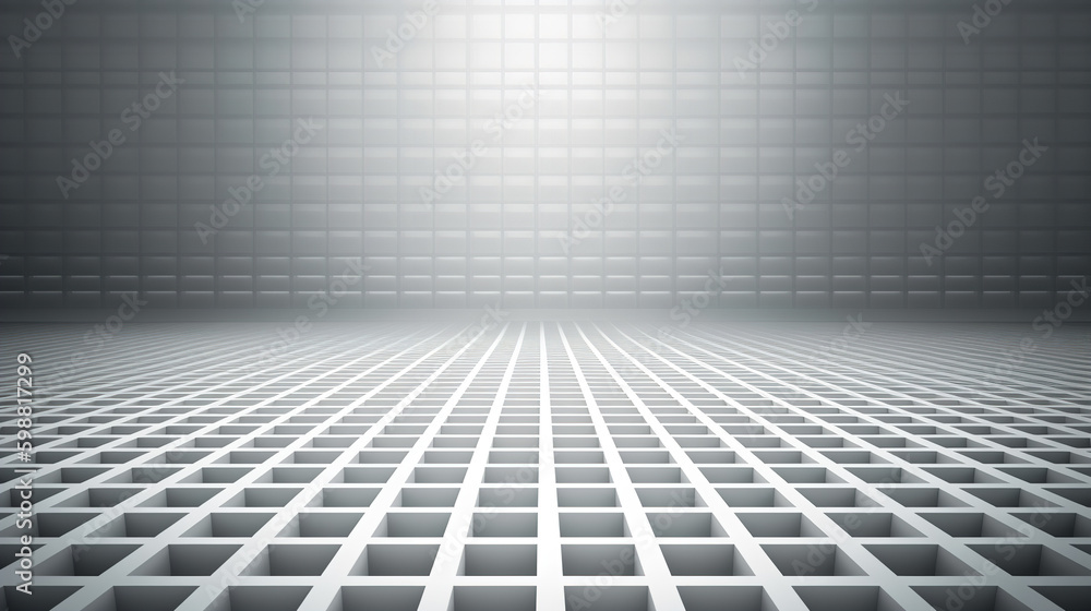 metal grid background