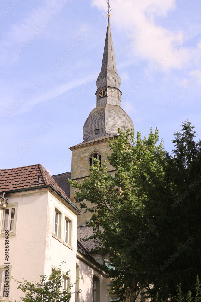 Historische Kirche im Zentrum der Stqadt Werl im Kreis Soest Historische Kirche im Zentrum der Stqadt Werl im Kreis Soest