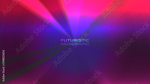 Fotografiet Futuristic banner design base retro divine vibrant back to the future theme back