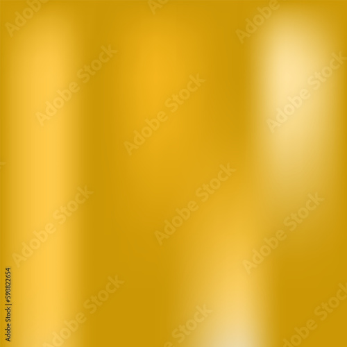Gold shiny yellow abstract vector illustration background.
